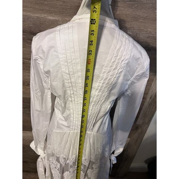Trelise Cooper Victorian Principal Tabitha Cottagecore Button White Tunic Sz 6 - Picture 7 of 9